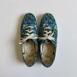 Keds x Rifle Paper Co. Champion Meadow - Blue